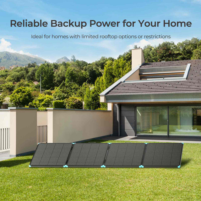 12V 400W/300W/220W/100W Valise Solaire Portable - Légère et Puissante