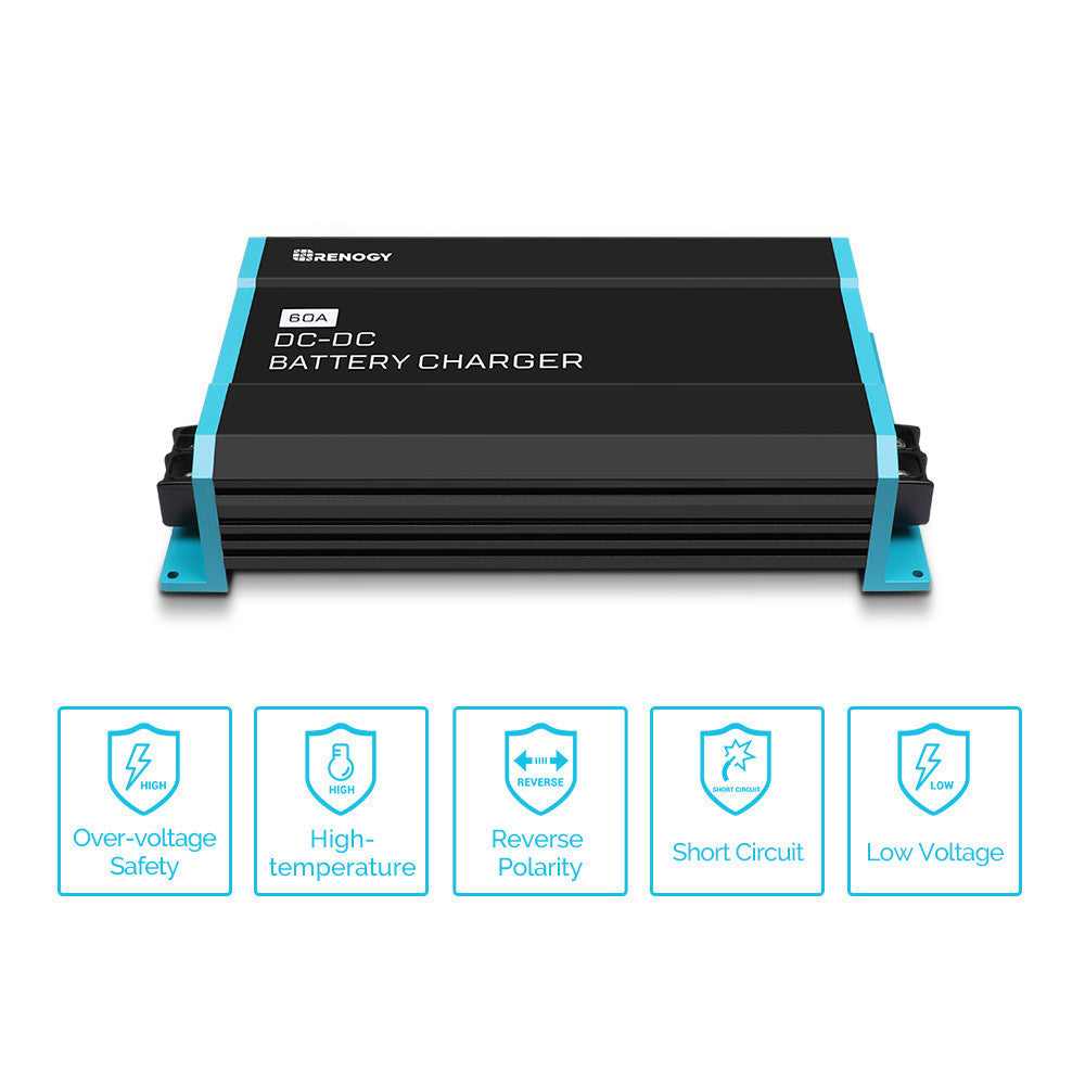 12V 60A Chargeur de batterie DC-DC Embarqué