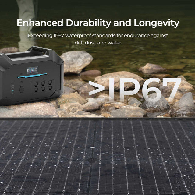 12V 400W/300W/220W/100W Valise Solaire Portable - Légère et Puissante