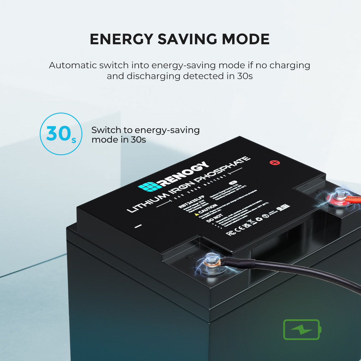 Batterie Lithium Fer Phosphate (LiFePO4) intelligente 24 V 25 Ah