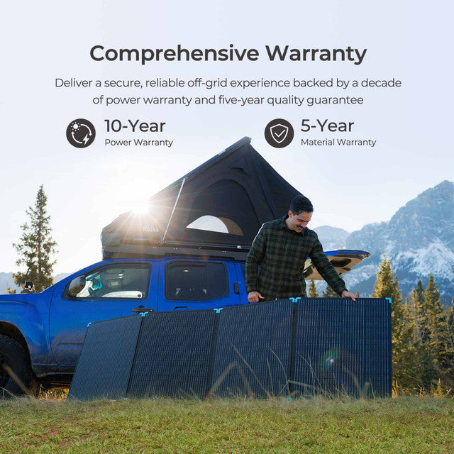 12V 400W/300W/220W/100W Valise Solaire Portable - Légère et Puissante