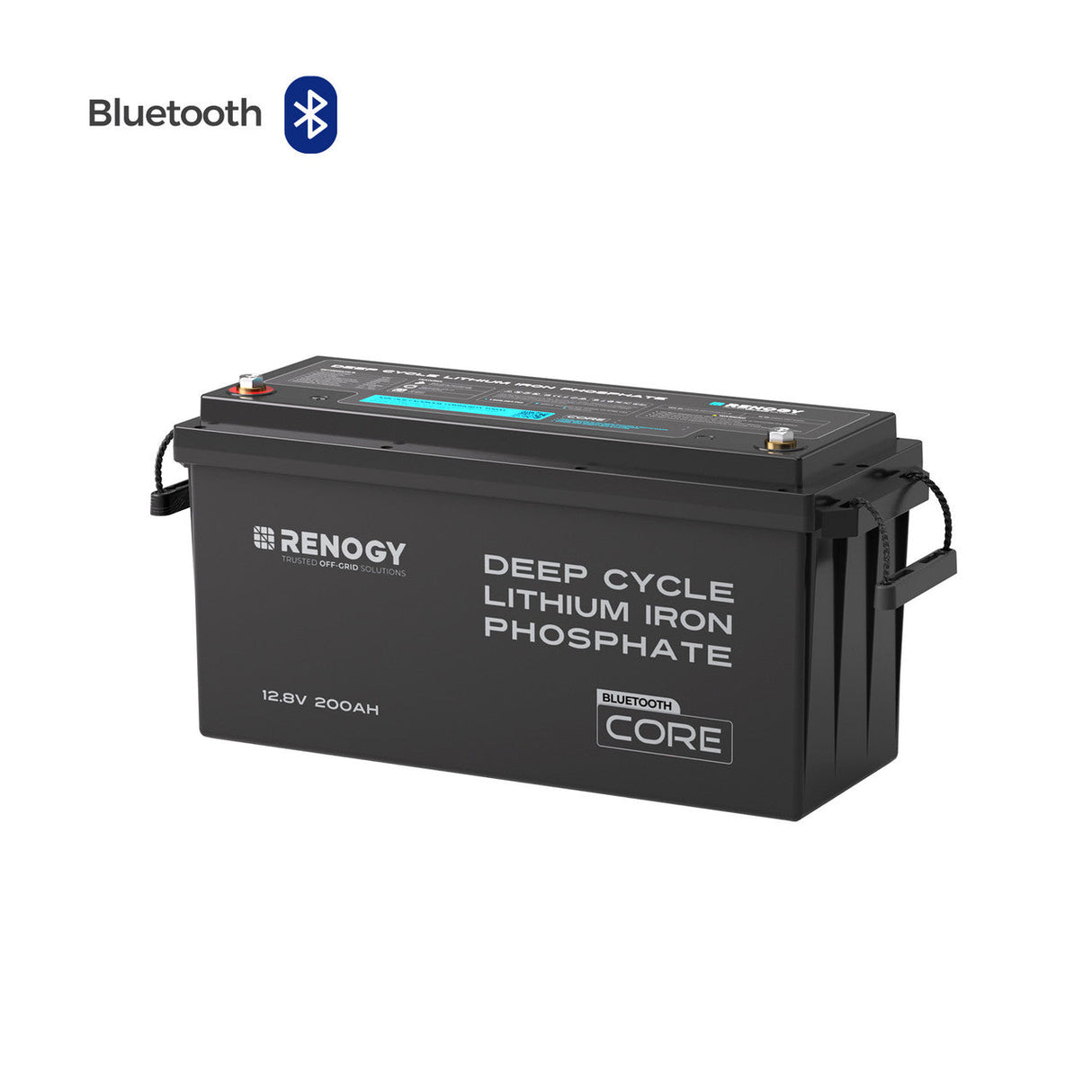 Core – Batterie Lithium 12V 200Ah avec Bluetooth