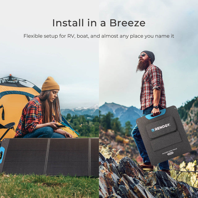 12V 200W Panneau Solaire Portable Nomade