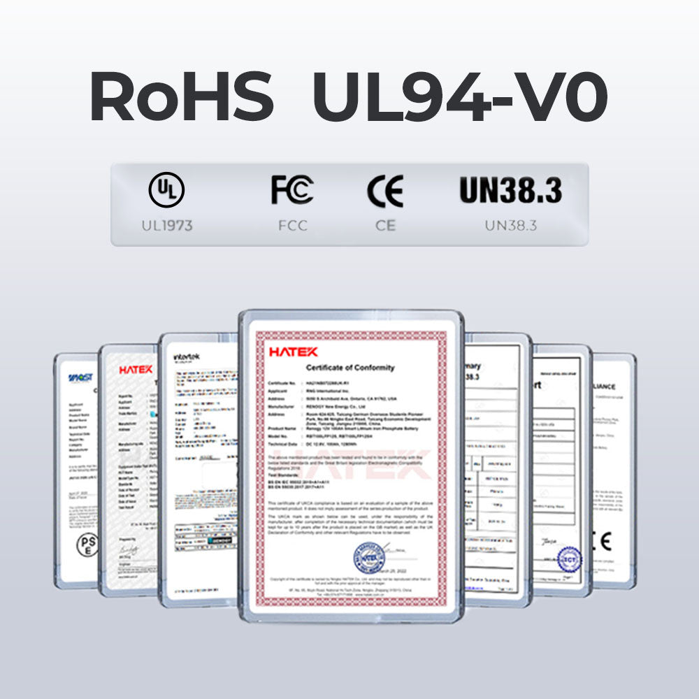 12V 100Ah Pro Deep Cycle Lithium Iron Phosphate (LiFePO4) Battery with Self-Heating and Bluetooth