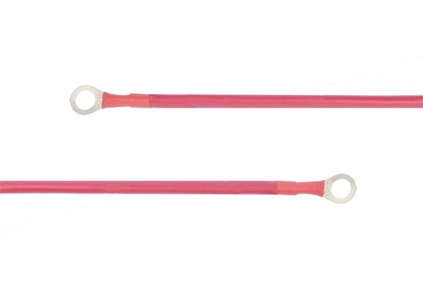 2ft/61cm ANL Fuse Cable with Double Ring Terminals for 3/8 in Lugs