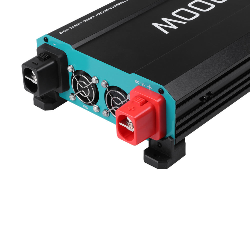 1000W 12V Pure Sine Wave Solar Inverter DC to AC Ideal for Motorhomes, Campervans and Off-Grid Systems