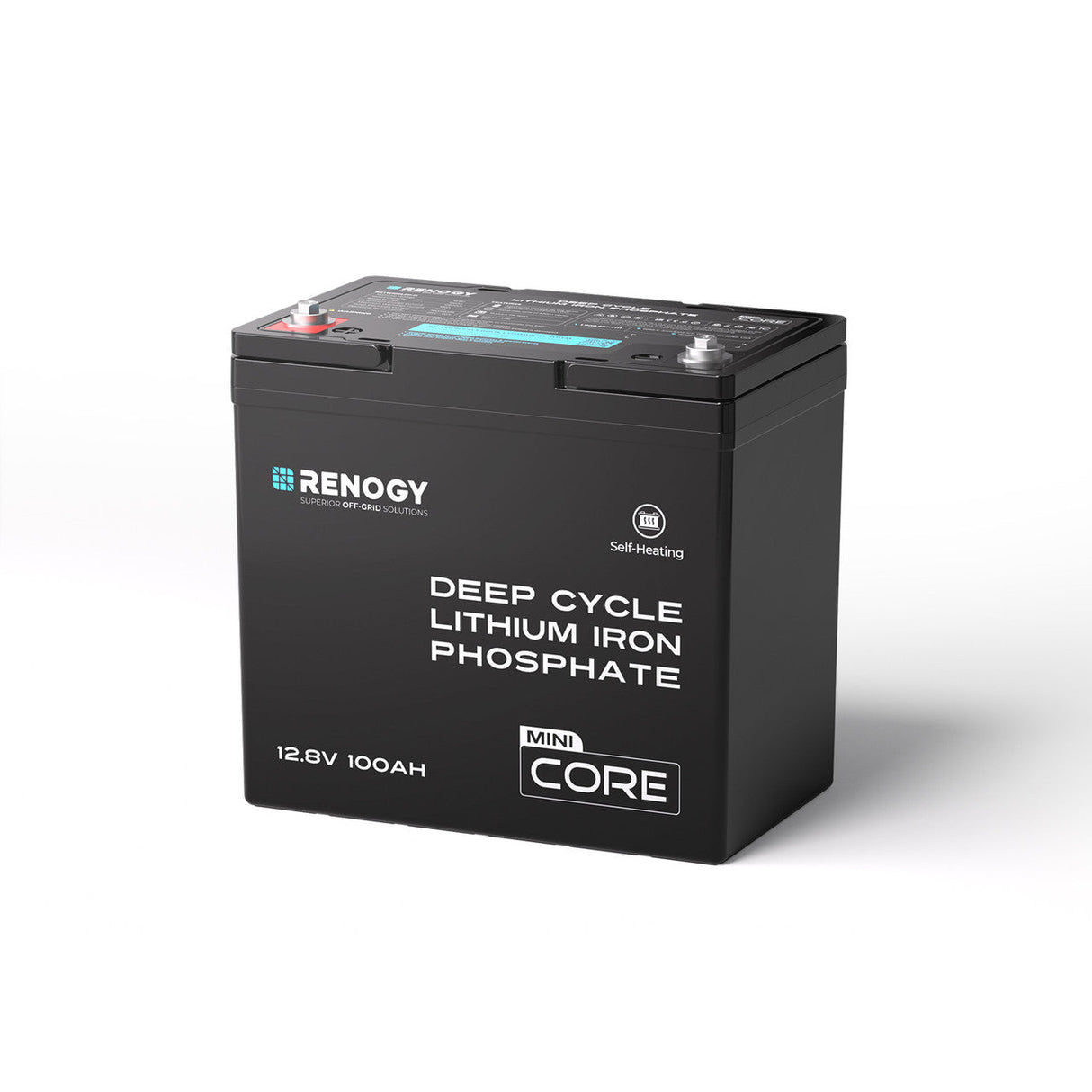 Core Mini DuoHeat — 12,8 V 100Ah Batterie LiFePO4 Auto-Chauffage