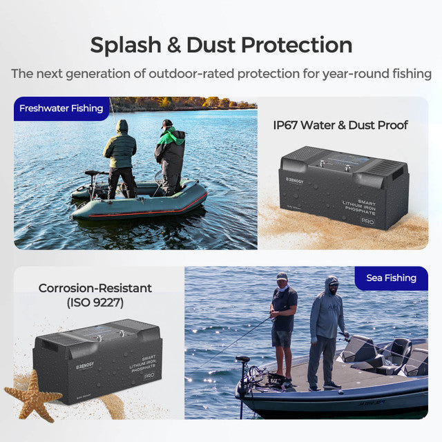 Pro Series - 12V 200Ah Smart Lithium LiFePO4 Battery with Bluetooth and Self-heating Function