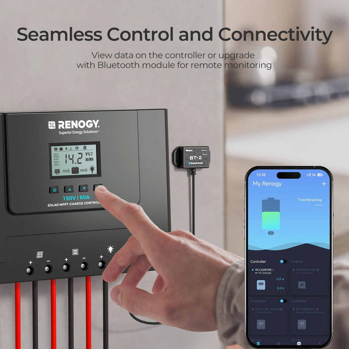 Rover Lite — Régulateur de charge solaire MPPT 60 A (12 V / 24 V / 36 V / 48 V)