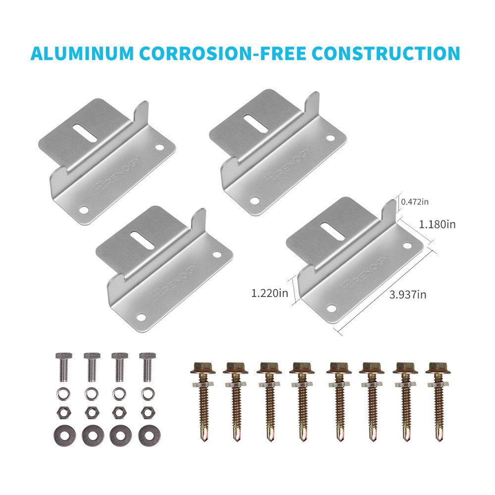 Kit de câblage et de montage pour panneau solaire de 100 W
