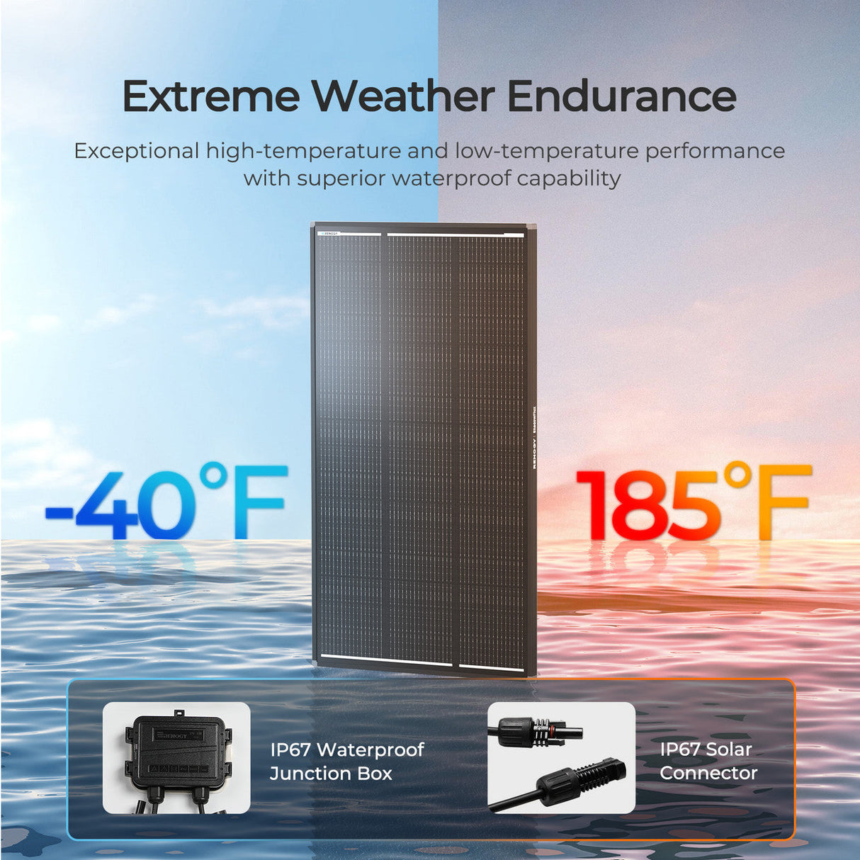 Panneau solaire N-Type ShadowFlux anti-ombrage 120W