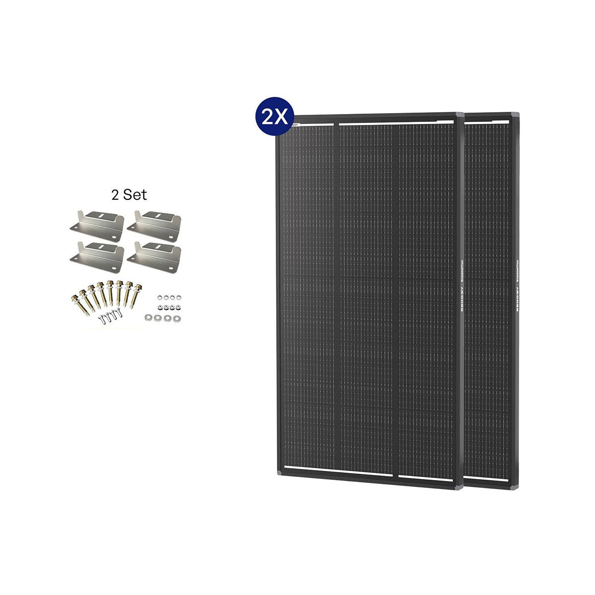 12V 200W ShadowFlux Panneau Solaire Anti-Ombrage pour Camping-Car et Système Hors Réseau