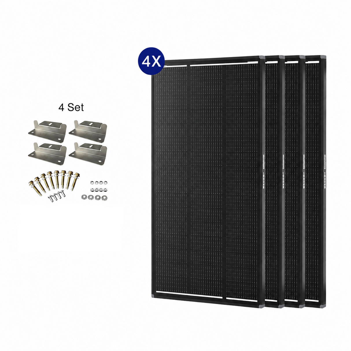 12V 200W ShadowFlux Panneau Solaire Anti-Ombrage pour Camping-Car et Système Hors Réseau