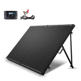 100 Watt 12 Volt Monocrystalline Foldable Solar Suitcase with Waterproof Charge Controller