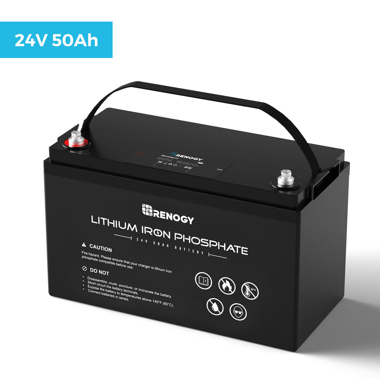 Open Box -24V 50Ah Lithium Iron Phosphate Battery