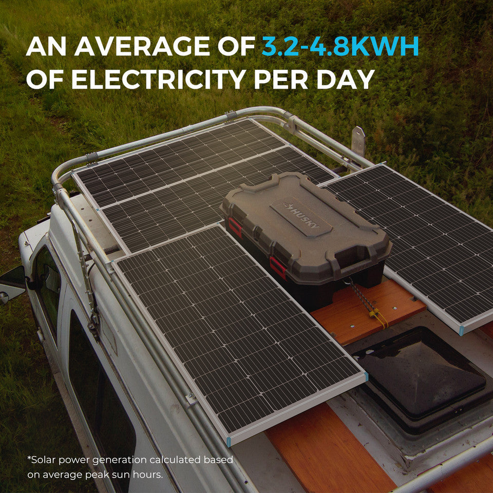 Open Box - 800W 12V/24V Solar Premium Kit w/Rover 60A MPPT Charger Controller for Camper RV Caravan Boat System Off Grid