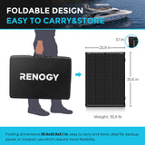 100 Watt 12 Volt Monocrystalline Foldable Solar Suitcase with Waterproof Charge Controller