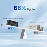 Open Box - 24V 100Ah lithium LiFePo4 battery with self-heating