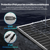 100W Panneau Solaire Bifacial N-Type