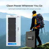 12V 300W Valise Solaire Pliable - Puissante et Compacte