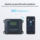 Rover 2 12V/24V 20A Régulateur de Charge Solaire MPPT Bluetooth Compact