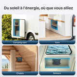 Rover 2 12V/24V 20A Régulateur de Charge Solaire MPPT Bluetooth Compact