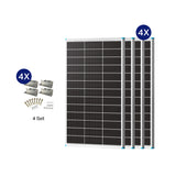 100W Panneau Solaire Bifacial N-Type