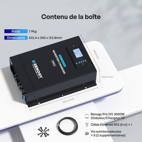 Pro 12V 3000W HF Convertisseur / Chargeur