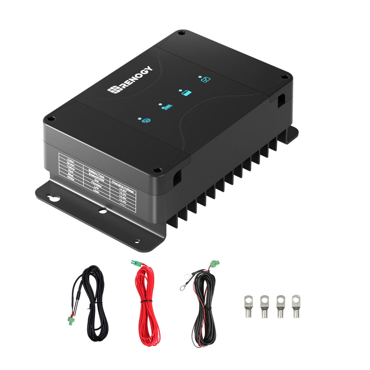Chargeur de Batterie Embarqué DC-DC 12V 30A Double Entrée avec MPPT