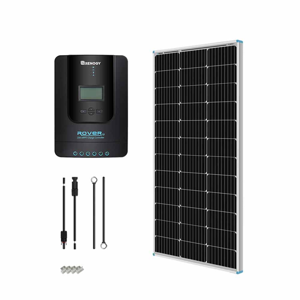 100 Watt 12 Volt Solar Starter Kit with 20A MPPT Charge Controller