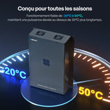 Core - 12V 2000W Onduleur Hybride Onde Sinusoïdale Pure, Haute Fréquence Off-Grid