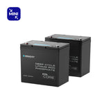 Core Mini DuoHeat — 12,8 V 100Ah Batterie LiFePO4 Auto-Chauffage