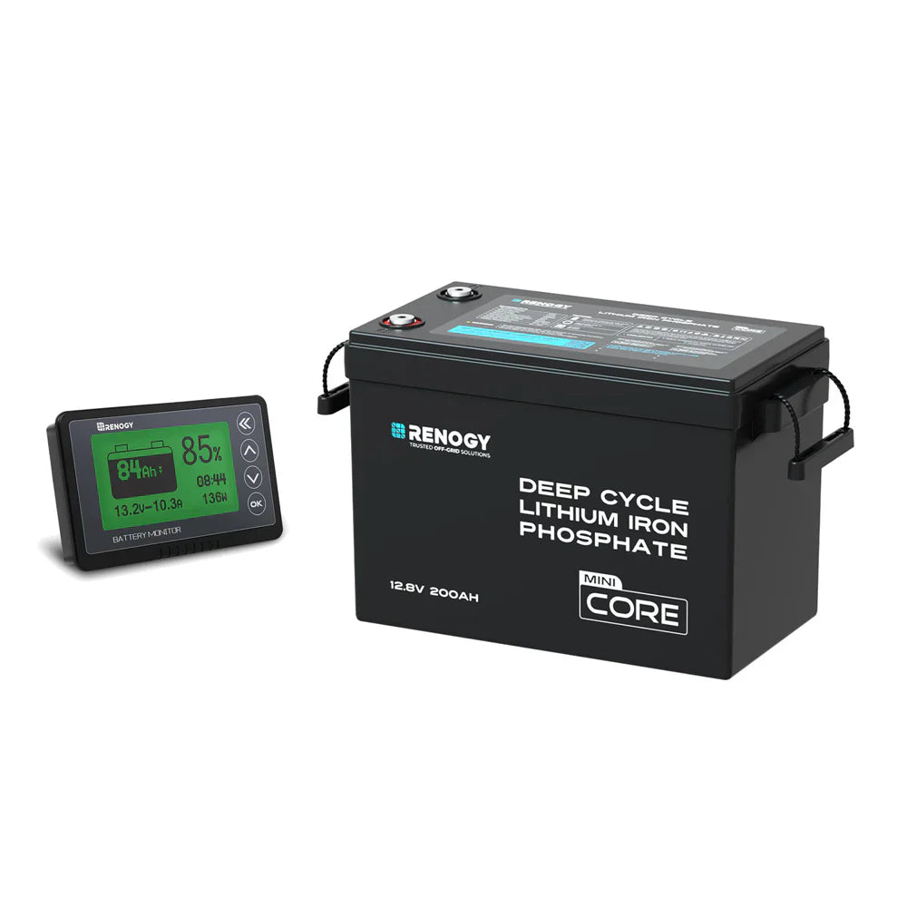 Core Mini – 12,8V 200Ah Batterie Lithium avec 500A moniteur