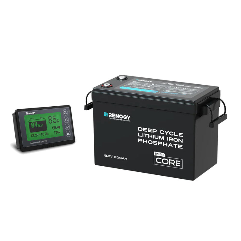 Core Mini – 12,8V 200Ah Batterie Lithium avec 500A moniteur