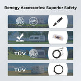 12V/24V 400W Premium Kit ShadowFlux Panneau Solaire avec Rover 40A MPPT Chargeur pour Camping-car et Off Grid
