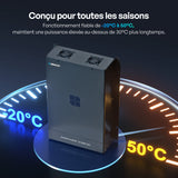 Core - 12V 3000W Onduleur Hybride Onde Sinusoïdale Pure, Haute Fréquence Off-Grid