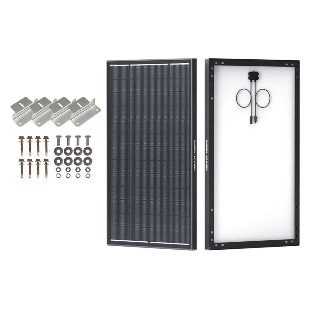 12V 200W ShadowFlux Panneau Solaire Anti-Ombrage pour Camping-Car et Système Hors Réseau