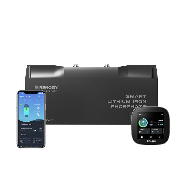Batterie Lithium Fer Phosphate (LiFePO4) 12V 200Ah Pro Smart avec Bluetooth et Fonction Auto-chauffante