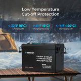Core Mini – Batterie Lithium Fer Phosphate (LiFePO4) 12,8V 200Ah avec Protection Basse Température