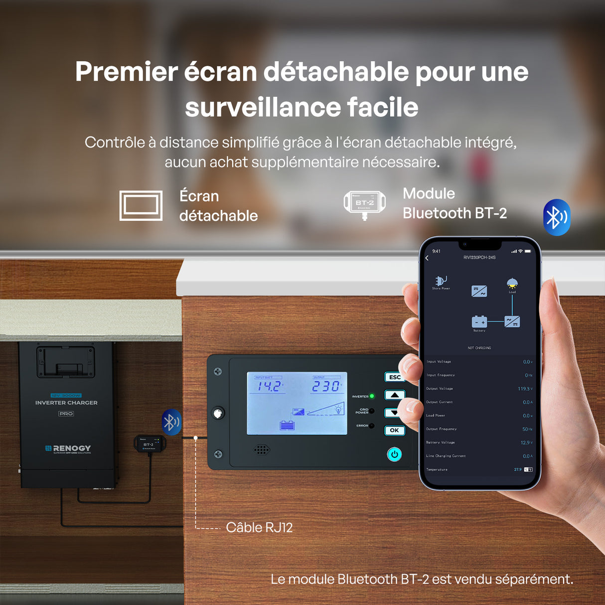 Pro 12V 3000W HF Convertisseur / Chargeur