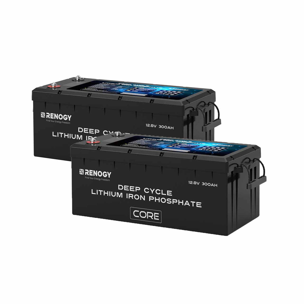 Renogy Core – 12,8V 2x300Ah Batterie Lithium Auto-Chauffage 