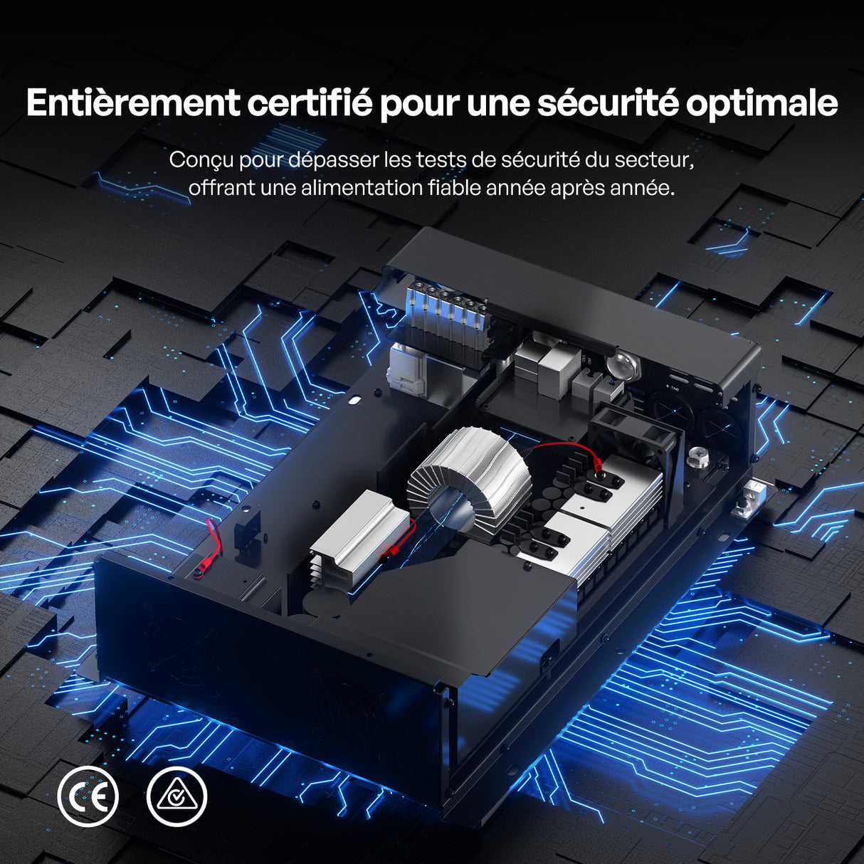 Pro 12V 3000W HF Convertisseur / Chargeur