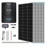 Open Box - 800W 12V/24V Solar Premium Kit w/Rover 60A MPPT Charger Controller for Camper RV Caravan Boat System Off Grid