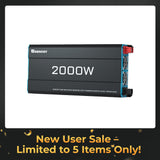 12V 2000W DC to AC Inverter Pure Sine Wave  for Camper Van Motorhome Off-Grid