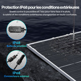 200W Panneau Solaire Bifacial N-Type