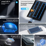 3,84 kWh Kit Énergie Système Camping-Car & Hors Réseau | 300Ah Batterie Lithium, 2000W Onduleur Hybride