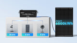 3,84 kWh Kit Énergie Système Camping-Car & Hors Réseau | 300Ah Batterie Lithium, 2000W Onduleur Hybride