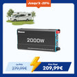 Renogy 12V 2000W Onduleur Solaire Camping-Car