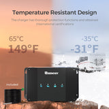 Chargeur de batterie DC-DC 12V 50A avec MPPT pour batteries LiFePO4, Plomb-Acide, SLA, Gel, AGM