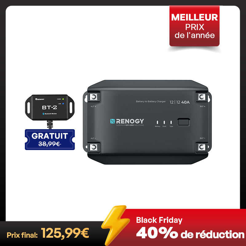 Chargeur de batterie DC-DC 12V 40A